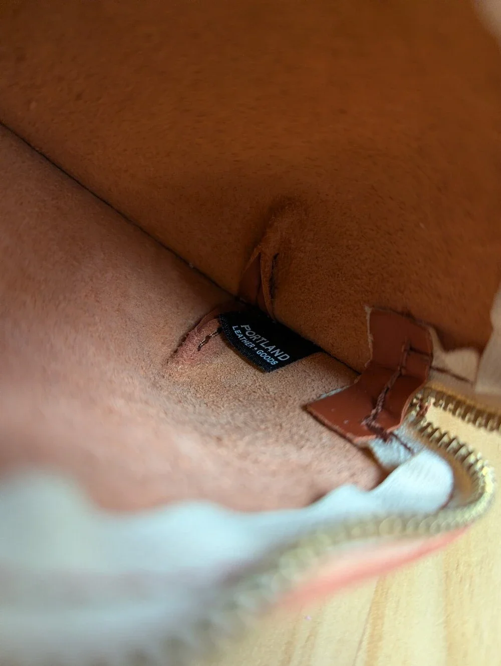 Portland Leather - Small Pinch Pouch - Honey - Like New